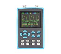 Cuifati Osciloscopio Portátil de 2 Canales, Ancho de Banda de 120 MHz, Frecuencia de Muestreo de 500 /s, Kit de Osciloscopio Digital con Espectro FFT, Medición de Cursor, 14 Opciones de Medición