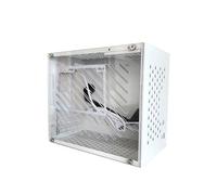 Cuifati Panel Lateral Acrílico de Caja F2 ITX, Compatible con Placas Base MATX de 190 X 220 Mm y ITX de 170 X 170 Mm, GPU de 280, Refrigerador Líquido de 120, 5 Ventiladores, 3