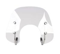 Cuifati Parabrisas de Motocicleta, Fácil Instalar la Moto Deflector de Viento Acrílico Reduzca el Flujo de Aire para el Reemplazo del Scooter para Primavera 50 125 150 (Claro)