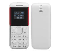 Cuifati Pequeño Teléfono Móvil para Personas Mayores, Tarjetas Nano SIM Duales de 0,66 Pulgadas, Mini Teléfono gsm 2G con Cambiador de Voz, Reproductor de Música, Soporte en Varios (White)