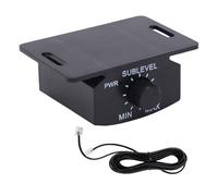 Cuifati Perilla de Control de Graves Universal, Control Remoto, Controlador de Volumen con Subwoofer de 6 Pines, Cable de Extensión de 13 Pies, Núcleo de Cobre, Audio para Automóvil