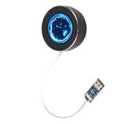 Cuifati Perilla Giratoria Circular Redonda de 1,3 Pulgadas, Pantalla Táctil Capacitiva Redonda de 320 X 240, Panel de Módulo LCD Serie IPS, Tecla de Interruptor de Pantalla para Control