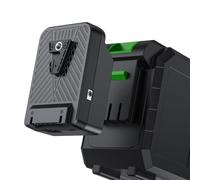 Cuifati Placa Adaptadora de Batería para Herramientas Eléctricas, 100 W USB C PD D Tap Salida CC Adaptador de Batería de Montaje en V con Pantalla Digital para Equipos de Fotografía,