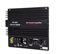 Cuifati Placa Amplificadora de Coche de Alta Potencia de 600 W, Módulo de Graves Subwoofer de Aleación de Aluminio con Disipador de Calor Grueso para Altavoces de 8, 10, 12 Pulgadas,