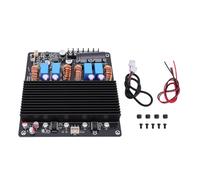 Cuifati Placa Amplificadora TPA3255 de Doble Núcleo 600W + 600W, Placa Amplificadora de Potencia Digital Estéreo de Alta Potencia, Tecnología MOSFET Eficiente de 85mR, CC Estable 50V