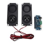 Cuifati Placa de Expansión de Tarjeta de Sonido para 5 4B, Módulo Decodificador Estéreo con Chip WM8960, GPIO de 40 Pines, Controlador de Altavoz, Conector de 3,5 Mm, Micrófono MEMS,