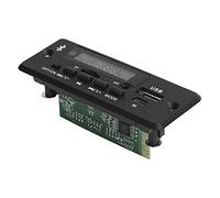 Cuifati Placa Decodificadora de MP3 5.0 sin Pérdidas con Entrada de 3.5AUX+3PAUX, Módulo de Memoria PowerOff Compatible con Tarjeta de Sonido USB, Reproducción de Carpetas, Llamadas Manos Libres