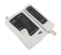 Cuifati Probador de Cable BNC RJ45, Probador de Continuidad y Teléfono, Herramienta de Prueba de Red YG468B, Buscador de Línea, Rastreador de Cables Multifunción, Ideal para Uso de