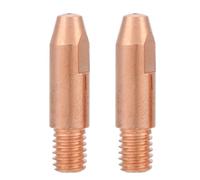 Cuifati Puntas de Contacto de Cobre M6 de 20 Piezas para Antorcha de Soldadura Binzel 24KD MIG/MAG, Consumibles de Soldadura de 1,0mm, Puntas de Antorcha Resistentes a Altas Temperaturas (1.2)