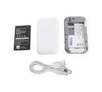 Cuifati Punto de Acceso WiFi 4G para Viajes, Enrutador WiFi Móvil Portátil con Pantalla LED, Batería de 2400 MAh, Descarga de 150 Mbps, Carga de 50 Mbps, Admite 10 Usuarios, para Viajes en Automóvil
