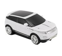Cuifati Ratón de Ordenador con Forma de Coche Deportivo, Ratón Inalámbrico de 2,4 GHz Inalámbrico con Receptor USB, Ratón Ergonómico para Juegos de 1600 dpi para PC, Portátil, (White)