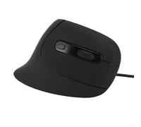 Cuifati Ratón Vertical con Cable 4 Configuraciones de dpi Ajustables hasta 3200 dpi Silencioso Diseño Ergonómico Seguimiento Suave con Cable USB de 1,5 M