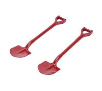 Cuifati RC Shovel, RC Crawler Shovel Fácil Instalación 2 PCS para Rastreadores de 1/10 (Rojo)