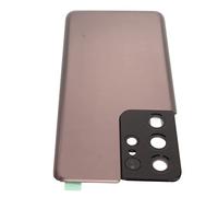 Cuifati Reemplazo de la Cubierta Trasera de Vidrio para S21 Ultra con Lente de Cámara, Adhesivo Preinstalado, Kit de Reparación de Fácil Instalación para la Carcasa del Panel de la Puerta Trasera de