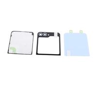 Cuifati Reemplazo de la Cubierta Trasera de Vidrio para Z Flip 6 5G F741, Puerta de la Carcasa de Vidrio de la Cubierta Trasera con Lente Preinstalada Kit de Herramientas de Reparación (Blue)