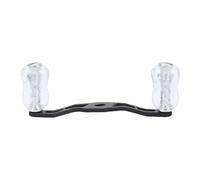 Cuifati Reemplazo del del Carrete de Pesca, Ergonómico de Carrete Baitcast con Agarre Acrílico, Doble de Fibra de Carbono de Alta Resistencia para Instalación en el Lado Izquierdo o Derecho,