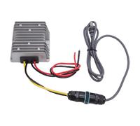 Cuifati Regulador de Alimentos Satelitales, Cortocircuits Guardia Robusto Convertidor de Alimentación por Satélite de Diseño Integrado Alojamiento de Aluminio para Campistas