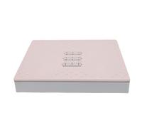 Cuifati Reposo en Pie, Anti -deslizamiento Portátil Debajo del Escritorio Masaje de Rodillo de Reposapiés para la Oficina de Avión en Casa (PINK)