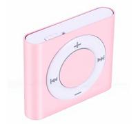 Cuifati Reproductor de MP3, Reproductor de Música Portátil de Alta Fidelidad, de Música MP3 con Auriculares y Altavoz Incorporado para Estudiantes Que Viajan y Hacen Ejercicio (Oro Rosa)