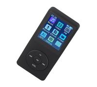 Cuifati Reproductor MP3 MP4 HiFi LCD de 1,8 Pulgadas, de Audio Digital Portátil para Estudiantes, Deportes, Correr, Batería de 8 Horas, Soporte de 32GB (Black)