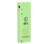 Cuifati Reproductor MP3 Portátil Min MP3 Player para Niños, Reproductor de Música Al Aire Libre Walkman para Deportes, Tarjeta de Memoria MAX 64GB Grabación de Música(Verde)