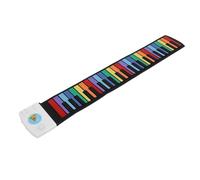 Cuifati Roll Up Piano Teclado de Piano de Silicona Portátil de 49 Teclas para Niños y Adultos, de Música Digital Recargable con 47 Tonos, 128 Ritmos, 14 Canciones de Demostración, Grabación y