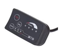 Cuifati S810 Panel de Pantalla LED para Bicicleta Eléctrica 36V 48V Medidor de Comunicación Digital de 4 Cables Enchufe SM Accesorios de Modificación de Bicicleta a Prueba de Agua para Manillar de