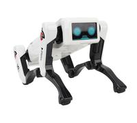 Cuifati Smart Robot Dog, Mascota Programable para Perros de Inteligencia Artificial con Control de Voz/Control Remoto, Programación de Acción de Soporte, con Efectos de Luz Musical,