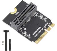 Cuifati Tarjeta adaptadora SSD M.2, Adaptador M.2 Key A/E 2230 con Marco de Soporte de plástico, Tarjeta convertidora, admite SSD nvme Tipo 2280