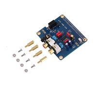 Cuifati Tarjeta de Audio Digital, Interfaz I2S PIFI Digi DAC + HiFi DAC PCM5122 Módulo de Tarjeta de Sonido Puerto I2S para 3 2 Modelo B B + Tarjeta de Audio Pinboard V2.0 Board