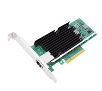 Cuifati Tarjeta de Red PCIE de 10 GB con Soporte para Chip X540-T1, Adaptador Ethernet PCI Express de un Puerto RJ45