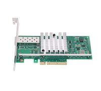 Cuifati Tarjeta de Red PCIe X8, Adaptador Ethernet de 10 Gbps con Puerto SFP+ y Controlador 82599EN, para Wins Server Centos RHEL Freebsd VMware ESXi