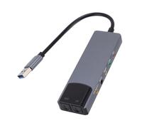Cuifati Tarjeta de Sonido Externa USB, Adaptador de de 5.1 Canales con Salida óptica SPDIF y Chip de Reducción de Ruido para Computadora PC, de Cine en Casa HTPC