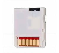 Cuifati Tarjeta Flash para Juegos, Cartucho Flash 3DS 2DS 7800 en 1, Tarjeta para Videojuegos con Memoria Incorporada de 64 GB y Teclas Personalizables para Consola NintendoDS (White)