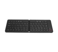 Cuifati Teclado Bluetooth Plegable, 67 Teclas Teclado Plegable Portátil para Viajar, Teclado Inalámbrico Recargable con Soporte para Teléfono para iOS Android Tablet Tablet Ph (Black)