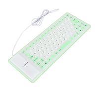 Cuifati Teclado de Silicona de 85 Teclas, Teclado con Cable USB Suave, Silencioso, Impermeable, Portátil, Plegable, con Bolsa de Transporte, Enrollable a Prueba de Polvo Que Ahorra Espacio para