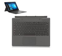 Cuifati Teclado Desmontable para Portátil Latitude 7320 7310, Nuevo Teclado de Viaje de Repuesto Original, Teclado de Retroiluminación de Conexión Panel Táctil para