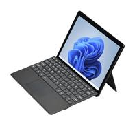 Cuifati Teclado Inalámbrico Bluetooth para Pro 8 X 9, Teclado de Tableta Portátil de Cuero PU Ultradelgado con Panel Táctil, Interruptor de Tijera, Teclado (con retroiluminación Colorida