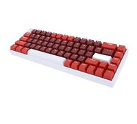 Cuifati Teclado Mecánico de 68 Teclas, Retroiluminación de Interruptor Rojo RGB 2,4G Inalámbrico Tipo C, para 10, iOS