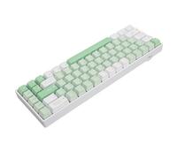 Cuifati Teclado Mecánico para Juegos 60% con Interruptor Rojo, 68 Teclas Mini Teclado para Juegos Retroiluminado RGB 60 por Ciento 3 Modos BT Inalámbrico 2.4G Teclado con Cable para