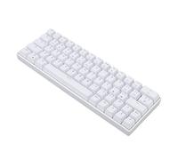 Cuifati Teclado Mecánico para Juegos de 64 Teclas Teclado Mecánico para Juegos con Cable 2.4G Teclado de Computadora con Cable Retroiluminado RGB con Interruptores (Interruptor marrón)