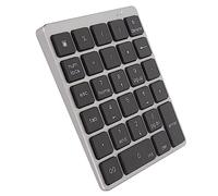 Cuifati Teclado Numérico USB con Cable de 28 Teclas, Mini Teclado Numérico Portátil para Computadora Portátil, Computadora de Escritorio, Cálculo de Número de Impuestos en el Hogar, Oficina de (Gris