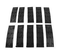 Cuifati Toboganes para Literas para Remolques de Barcos, Paquete de 10, ABS Resistente de Pulgadas, Color Negro, Reducen la Fricción para una Carga de Lanzamiento Más Fácil, Se Adapta a la Mayoría
