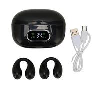 Cuifati Traducción Auriculares en Tiempo Real, Tres Tipos de Traducción Auriculares Bluetooth 5.3 Inalámbricos, Admite 144 Idiomas, Duración de la Batería Larga para Viajes de Estudio (Black)