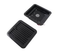 Cuifati Ventilador de Refrigeración de 12 V 4 W con Ventilación de Persianas, Escape de Aire de Viento Fuerte Lateral Unidireccional para Automóvil, Camión, RV, Camping, SUV - Ventilador Silencioso