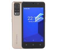 Cuifati Y53S 3G Smartphone desbloqueado, 4 GB de RAM, 32 GB de ROM, pantalla HD de 5,0 pulgadas, doble SIM, para Android 12 Ultra Fino Desbloqueo facial, Dual HD Cam, 6800 mAh (dorado)