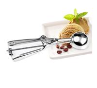 Cuillère À Glace En Acier Inoxydable - Pelle À Glace Solide Avec Poignée Antidérapante, Outil De Service Pour Sorbet, Maison, Pâtisserie, Boule De Facile À Former, Passe Au Lave-Vaisselle