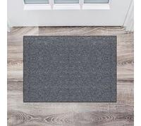 CUIMEI Antideslizante Acolchada 50 x 310 cm Antideslizante y Lavable Pelo Corto Alfombra con revés Antideslizante para Sala de Estar Dormitorio, Gris Oscuro