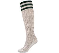 Cuir Craft Calcetines para hombre para Oktoberfest/Causal Lederhosen Baviera, pares de calcetines blancos y marrones, Mezcla de blanco y marrón, UK 10-11 / EUR 44-45