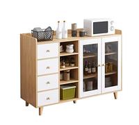 CUISGOR Aparadores para Comedor Aparador Gabinete de Buffet Hogar Cocina Gabinete de té Sala de Estar Gabinete de Comida Gabinete de Almacenamiento de Gran Capacidad Bufetera